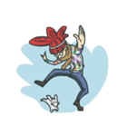 Johnny the weird winter hat（個別スタンプ：10）