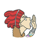 Johnny the weird winter hat（個別スタンプ：18）