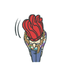 Johnny the weird winter hat（個別スタンプ：21）