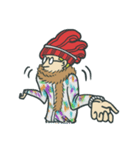 Johnny the weird winter hat（個別スタンプ：22）