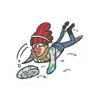 Johnny the weird winter hat（個別スタンプ：28）
