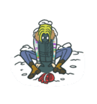 Johnny the weird winter hat（個別スタンプ：32）