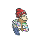 Johnny the weird winter hat（個別スタンプ：33）