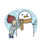Johnny the weird winter hat（個別スタンプ：35）