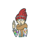 Johnny the weird winter hat（個別スタンプ：36）