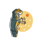 Johnny the weird winter hat（個別スタンプ：38）