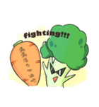 Mr.cauliflower＆carrot chan（個別スタンプ：28）