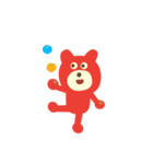 クマ型りんごロボット（個別スタンプ：9）