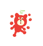 クマ型りんごロボット（個別スタンプ：10）