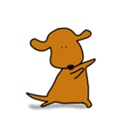 ダックス犬・タロ2（個別スタンプ：2）