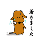 ダックス犬・タロ2（個別スタンプ：9）