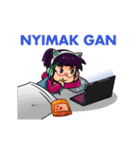 Gamer Cewek Idaman（個別スタンプ：24）