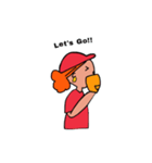 広島女子（個別スタンプ：32）