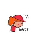広島女子（個別スタンプ：35）