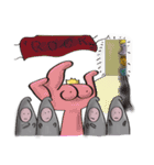 On Pinky banana Boat（個別スタンプ：8）