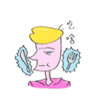 On Pinky banana Boat（個別スタンプ：34）