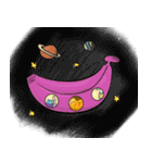On Pinky banana Boat（個別スタンプ：40）