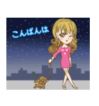 小悪魔女子の可愛いすぎるスタンプ（個別スタンプ：3）