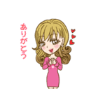 小悪魔女子の可愛いすぎるスタンプ（個別スタンプ：5）