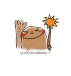 ブラウンヌさん。（個別スタンプ：1）