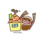 ブラウンヌさん。（個別スタンプ：3）
