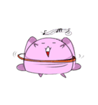Juji the mochi rabbit（個別スタンプ：19）