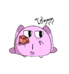 Juji the mochi rabbit（個別スタンプ：23）