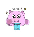 Juji the mochi rabbit（個別スタンプ：26）