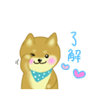 ♡ラブラブ 柴犬♡ (40個)（個別スタンプ：5）