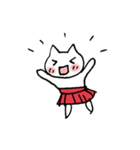 スカートねこ（個別スタンプ：12）