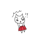 スカートねこ（個別スタンプ：22）