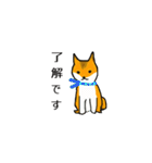 柴犬とキツネ（個別スタンプ：39）