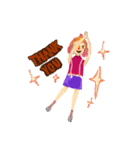 Pink-Pink-kue (Eng Ver.)（個別スタンプ：14）