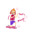 Pink-Pink-kue (Eng Ver.)（個別スタンプ：18）