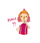 Pink-Pink-kue (Eng Ver.)（個別スタンプ：30）