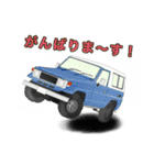 オフロード、4WD、クロカン車スタンプ（個別スタンプ：4）