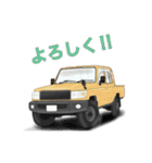 オフロード、4WD、クロカン車スタンプ（個別スタンプ：17）