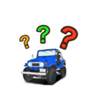 オフロード、4WD、クロカン車スタンプ（個別スタンプ：21）