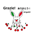 伊日amo～ウサギがつなぐイタリア日本 (春)（個別スタンプ：14）
