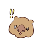 ゆるウォンバットくん（個別スタンプ：2）