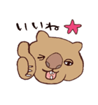 ゆるウォンバットくん（個別スタンプ：5）