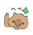 ゆるウォンバットくん（個別スタンプ：9）