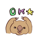 ゆるウォンバットくん（個別スタンプ：14）