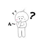 しらたまくんとしらたまこさん（個別スタンプ：10）