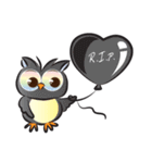 owl＆balloons（個別スタンプ：24）