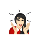 The Pretty Mawar : Animated Stickers（個別スタンプ：9）