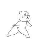 二重あごの赤ちゃんネコ（個別スタンプ：13）