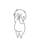 二重あごの赤ちゃんネコ（個別スタンプ：20）