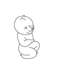 二重あごの赤ちゃんネコ（個別スタンプ：26）