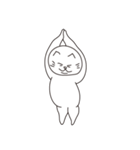 二重あごの赤ちゃんネコ（個別スタンプ：31）